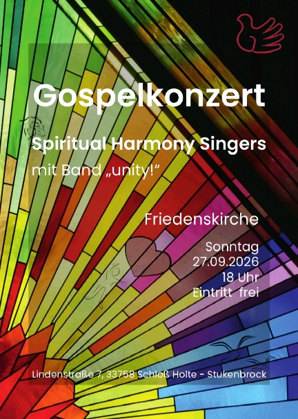 Ankündigung des Konzerts für den 27.09.2026